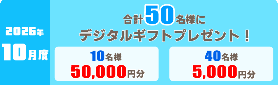 2026年10月度 対象レース