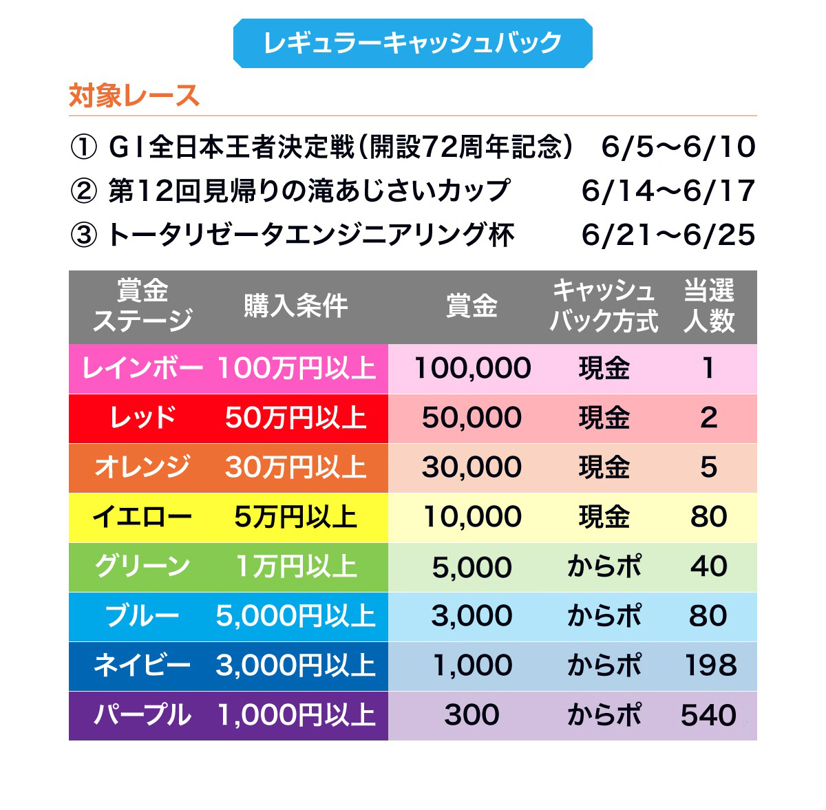 対象レース